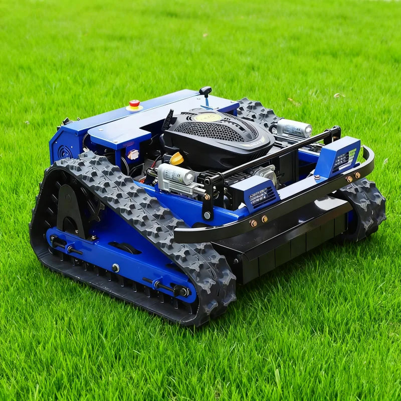 Remote-controlled Lawn Mower，Farm Garden Automatic Tracked Lawn Mower Robot, Household High Quality Lawn Mower Fast Delivery USA