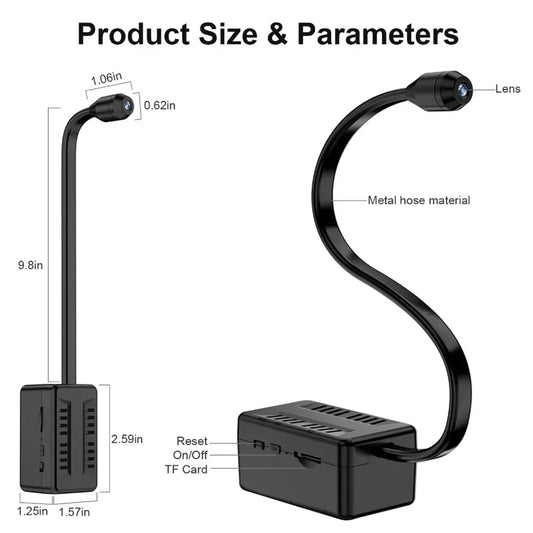 Mini WiFi Surveillance Camera 1080P Wireless Nanny Cam with Motion Detection Home Recording Security Cam for Indoor Baby Pet