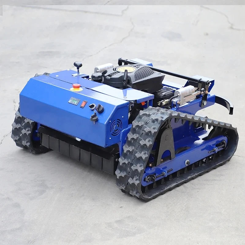 Remote-controlled Lawn Mower，Farm Garden Automatic Tracked Lawn Mower Robot, Household High Quality Lawn Mower Fast Delivery USA