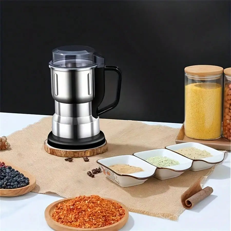 High Power Electric Coffee Grinder Kitchen Cereal Nuts Beans Spices Grains Grinder Machine Multifunctional Home Coffee Grinder