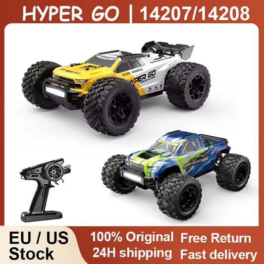 HYPER GO MJX 14207 14208 1/14 RC Car 41-53km/h Brushless 2.4G Remote Control 4WD Off-road High Speed RC Car Truck Hobby Toy