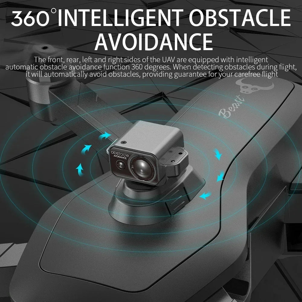ZLL SG906 MAX1 Professional FPV 4K Camera Drone with 3-Axis Gimbal 4KM Brushless GPS Quadcopter Obstacle Avoidance Aviator
