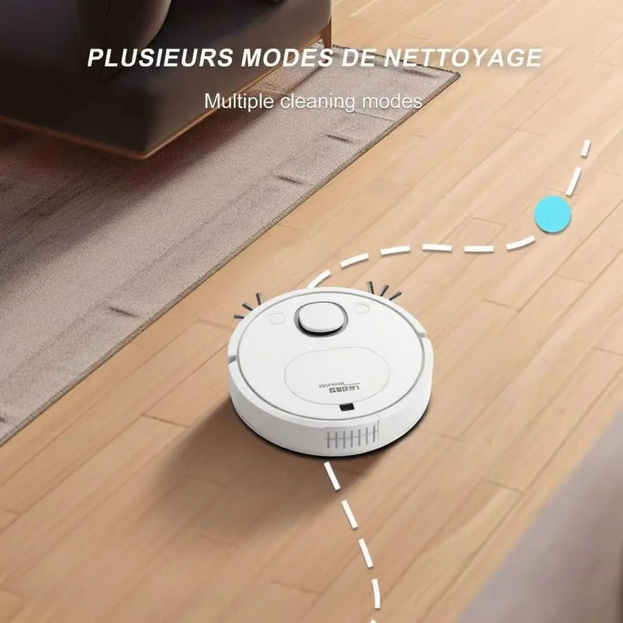 Vacuum and Mop Combo, Robotic Vacuum Cleaner,Featuring a 3in1 Comprehensive Cleaning System,UltraThin and Silent,Obstacle Avoida