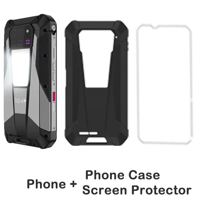 8849 Tank 3 Pro by Unihertz Rugged Projector Smartphone Android 32/36GB RAM 512GB ROM 5G 120W Charger  23800mAh OTG Mobile Phone