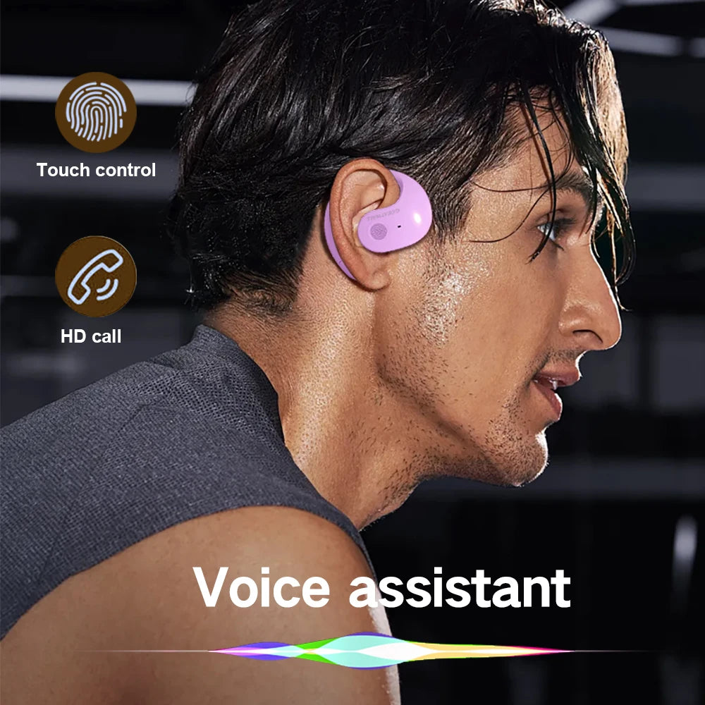 GREATWALL Wireless Bluetooth Earphones HIFI Headphones Stereo Sports Headset With Mic HD Call Earbuds Spherical Charging Case