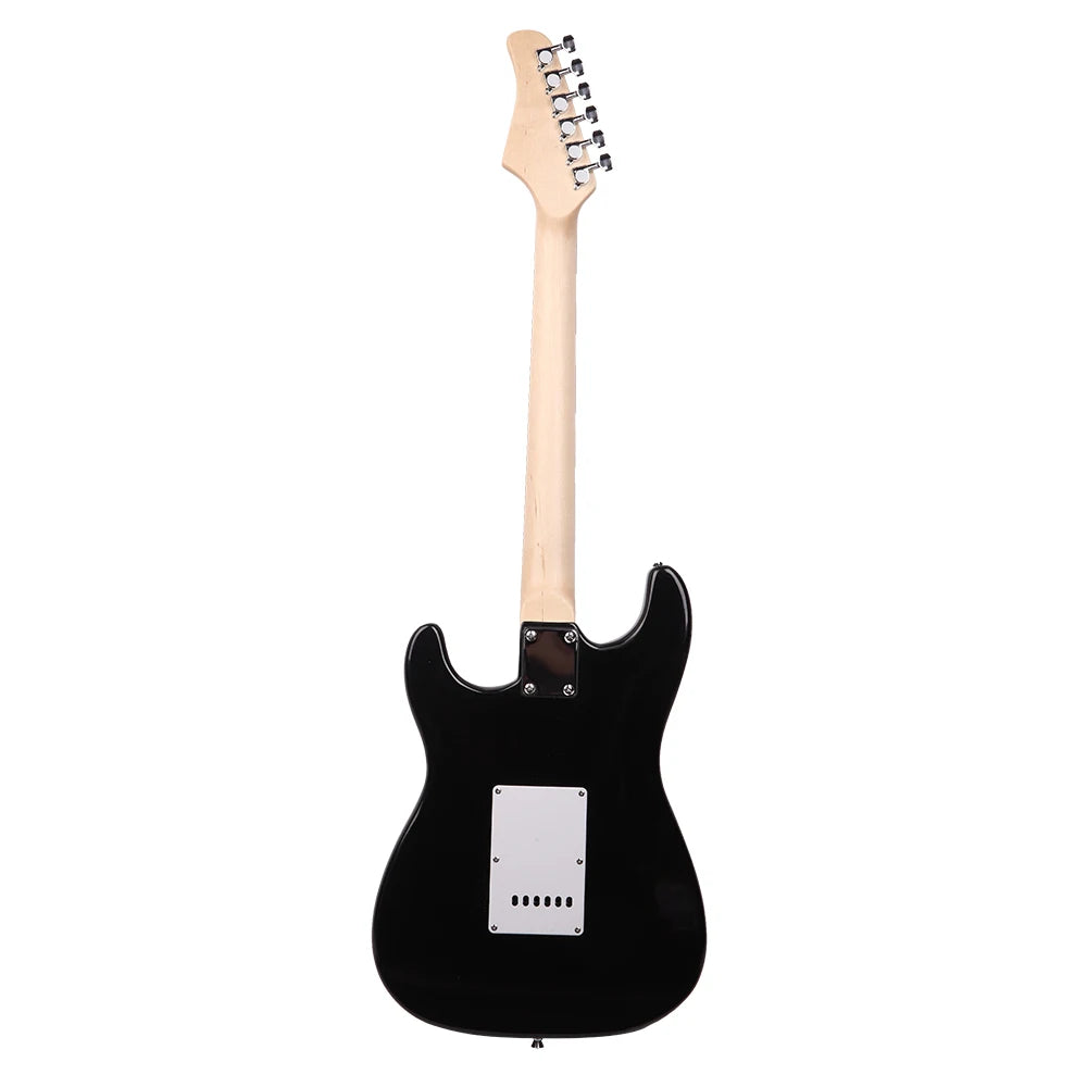 Rosewood Fingerboard Electric Guitar Black / White