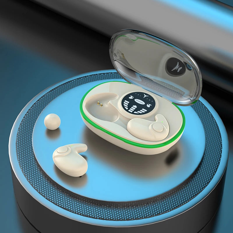 Invisible Sleep Earphones Wireless Bluetooth 5.3 Headphones IPX5 Waterproof Noise Reduction Earbuds Touch Control Headsets