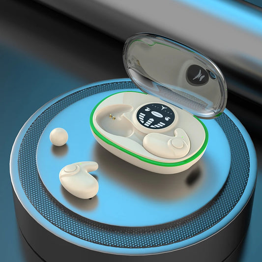 Invisible Sleep Earphones Wireless Bluetooth 5.3 Headphones IPX5 Waterproof Noise Reduction Earbuds Touch Control Headsets