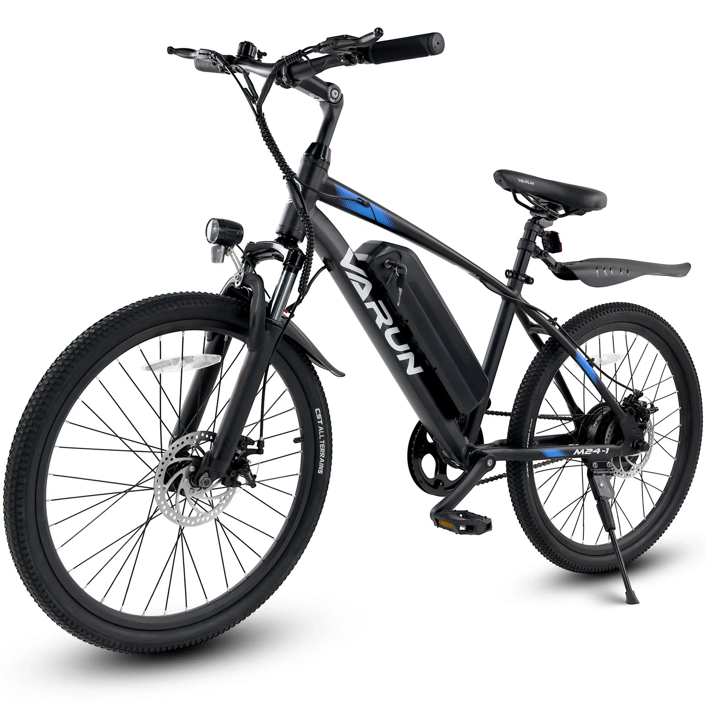 VARUN M24-1 E-Bike For Adults 250W Motor 36V 7.8Ah Battery Mountain Electric Bike 24 Inch Tires City Commuter Electric Bicycle