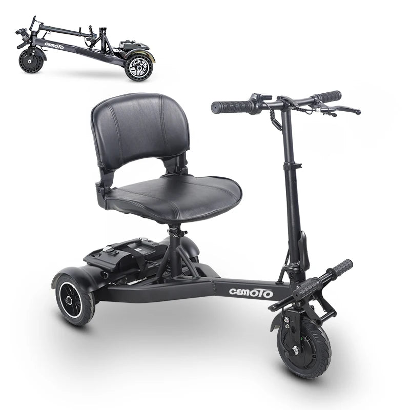 3 Wheel Foldable Mobility Scooter for Adults,Lightweight Li-ion Metro E scooter,electric mobility scooter elderly man woman