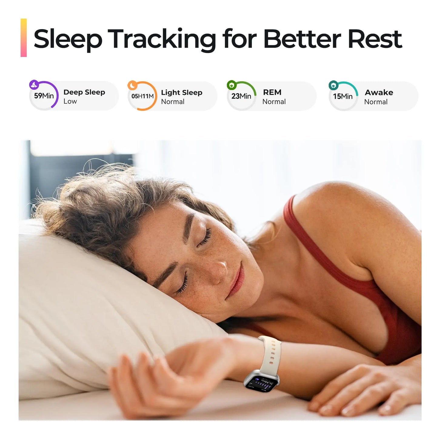 Little meatball, Smart Watch, Fitness Tracker, SpO2 Sleep Monitor, 1.83-inch Wireless Talk 13-Day Battery, (Black)