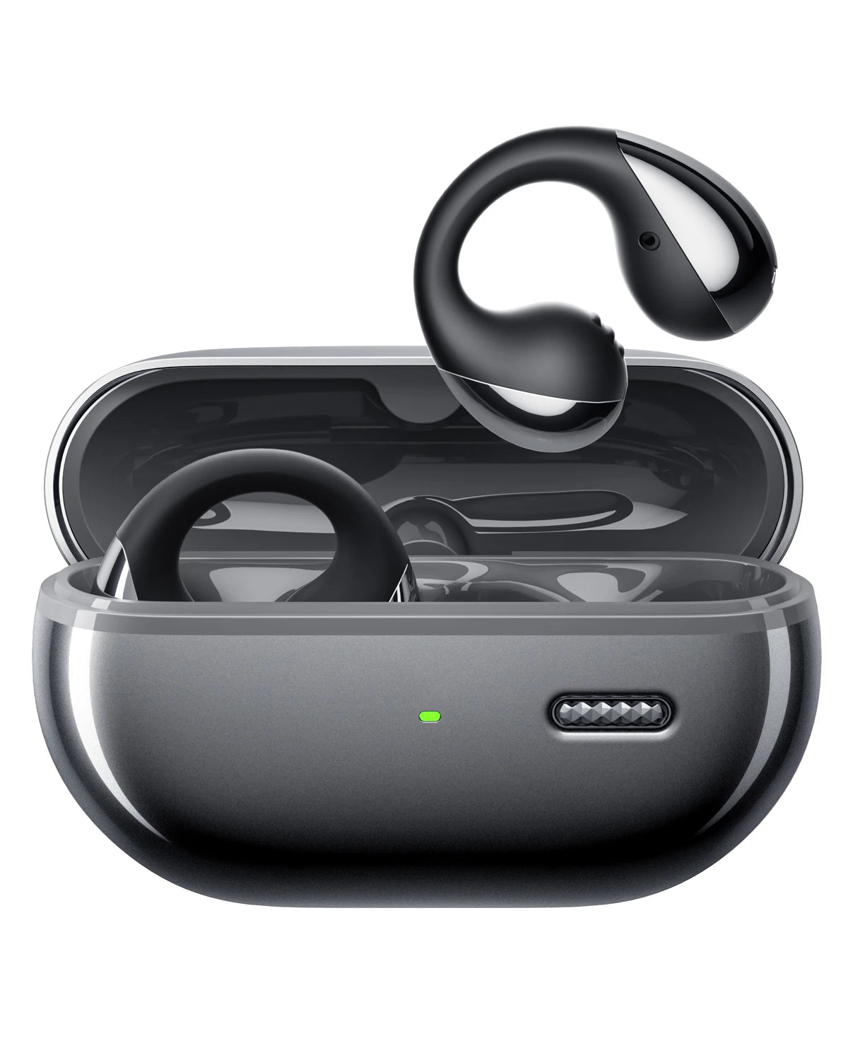 SoundPEATS PearlClip Pro Bluetooth 5.4 Opean-Ear Earbuds Wireless Earphones Multipoint Connection Clip on Headphones with Mic