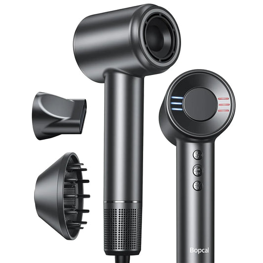 Electric High Speed Hair Dryer 120000RPM Brushless Negative Ions Blow Dryer Super Powerful Wind Lownoise Quick Drying Hair Dryer