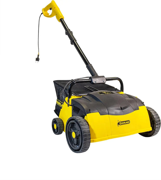 Electric Grass Sweeper For Turf Cleaning Adjustable Height