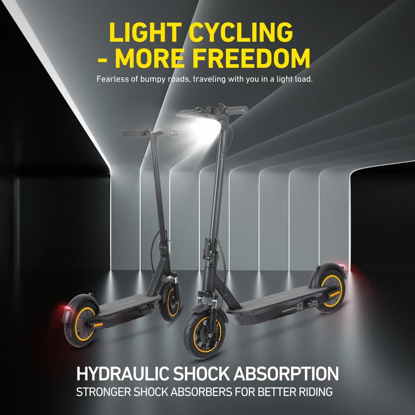 FREEBOY J05 Adult Electric Scooter 500W Motor 36V 15Ah Battery Folding E-Scooter City EScooter