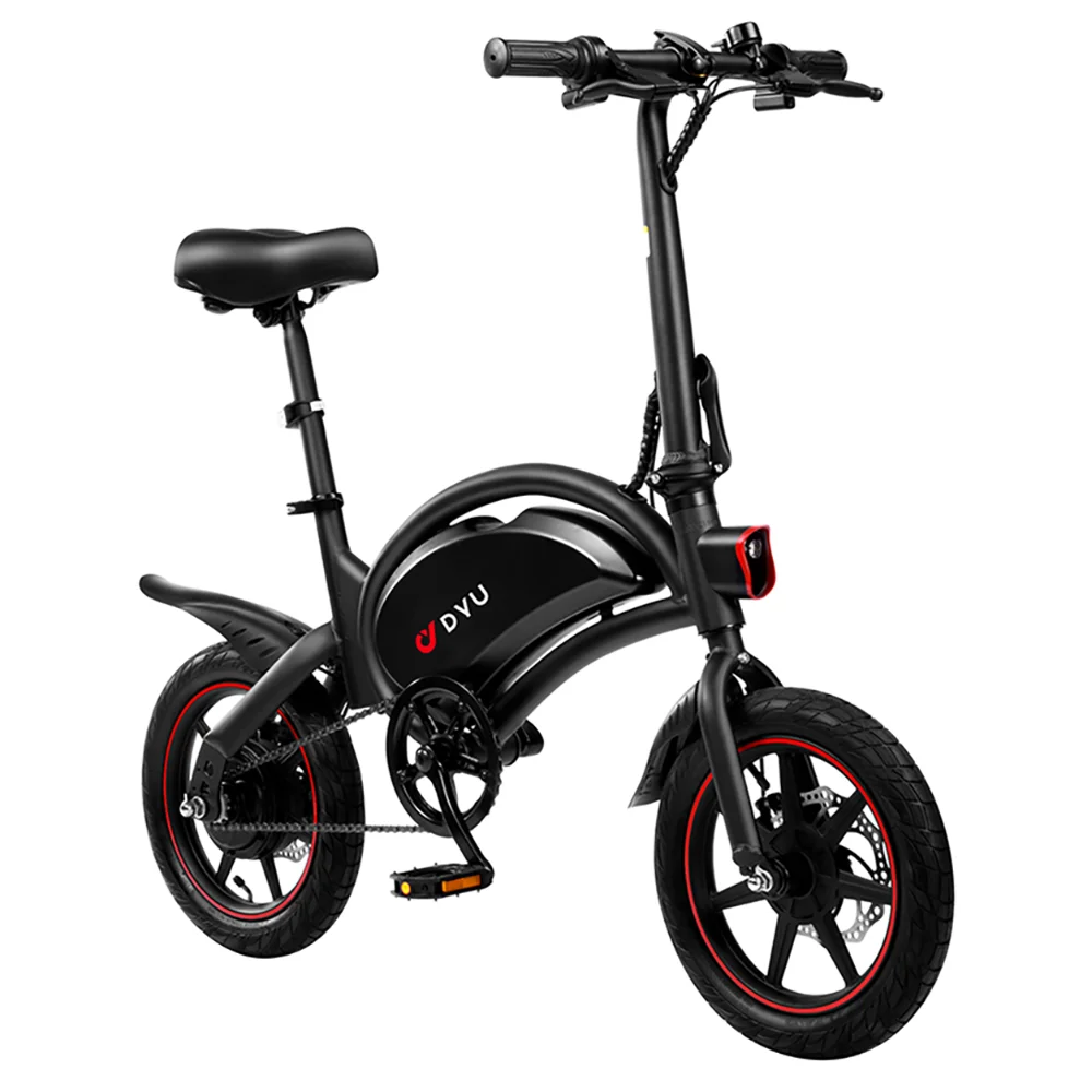 DYU D3F Adult Electric Bicycle, 250W city ebike, 36V 10AH E-bike, 14  Tire Foldable Electric Bike