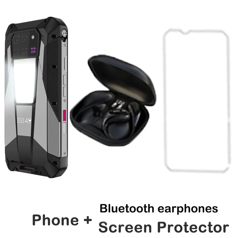 8849 Tank 3 Pro by Unihertz Rugged Projector Smartphone Android 32/36GB RAM 512GB ROM 5G 120W Charger  23800mAh OTG Mobile Phone