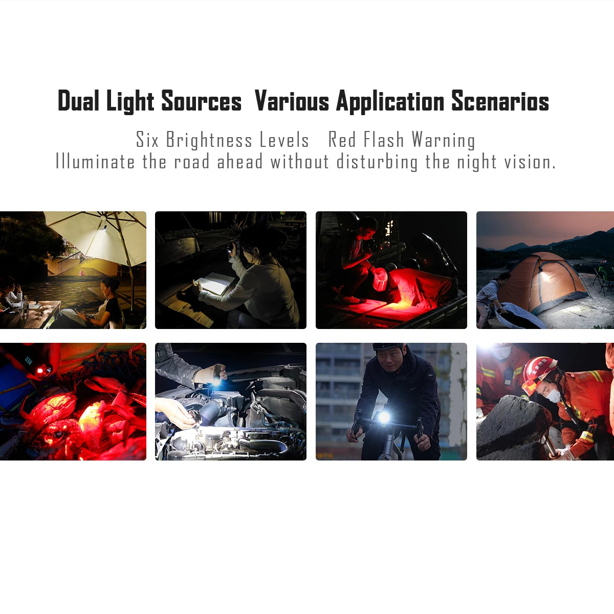 IMALENT BL70 EDC Flashlight 6000 Lumens Cree XHP70 HI LED Type-C Rechargeable Dual Light Source for Camping and Work Lights.