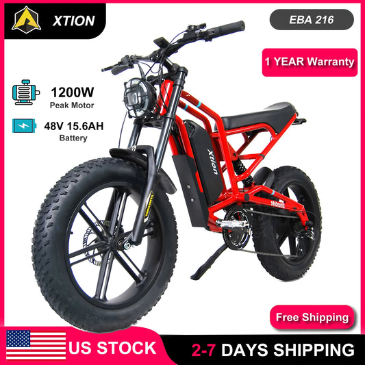 1 YEAR Warranty Electric Bicycle for Adults, 1200W Powerful Motor Electric Bike, 48V 17.5AH Electric Bikes, Mountain E-bike