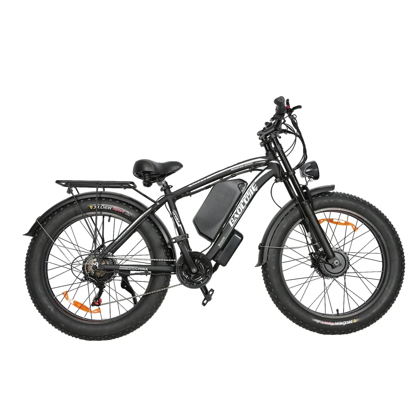 BAOLUJIE 2602 Electric bicycle 52V32Ah battery 3000W Motor City Commuter Electric Bike 26inch tireall terrain E-bike