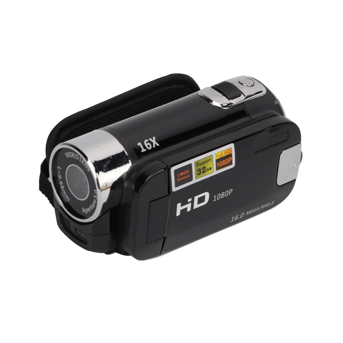 Digital Video Camera 16X Zoom Full HD Video Camera Camcorder with 270° Rotation 2.7 Inch Color Screen 1020mAh Built in Battery