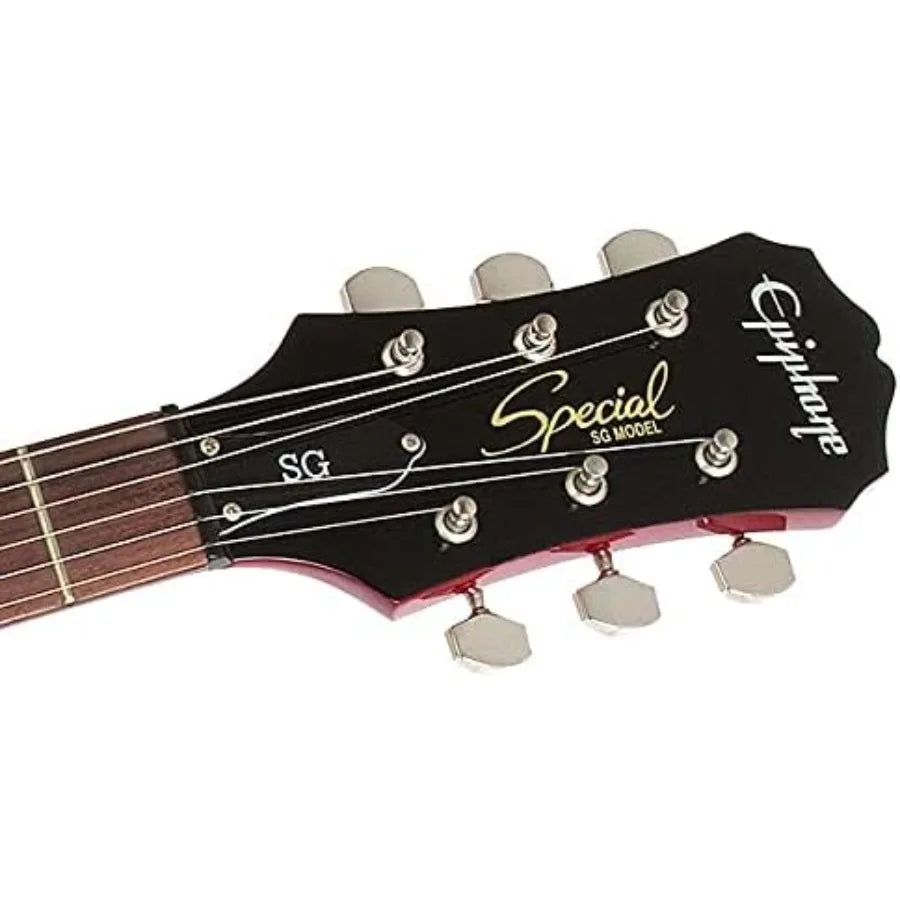 SG Special Electric Guitar Cherry for Rock and Blues Performances with Rich Tone Smooth Playability and Premium Finish for Prof