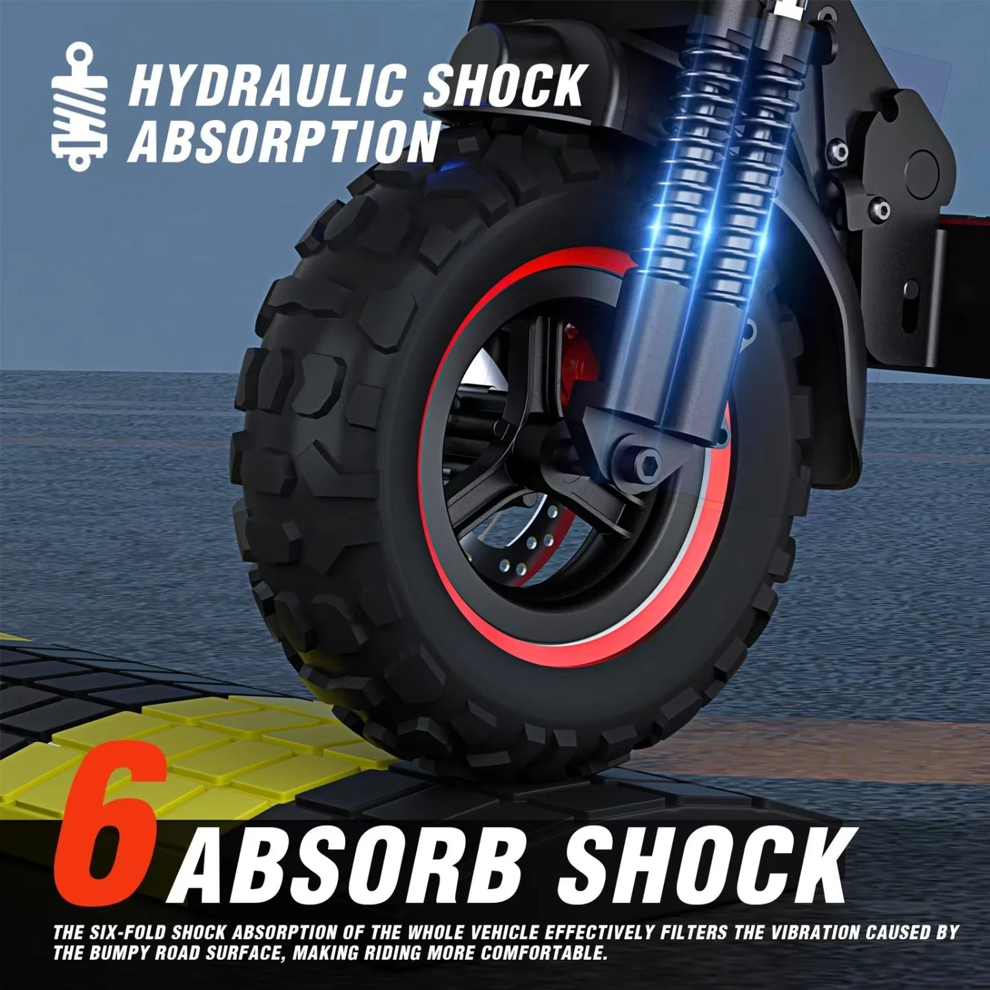 EScooters 1200W Motor 48V18Ah Battery Front And Rear Turn Signals Electric Scoote Dual Disc Brake 11-Inch Tires Fold E-Scooter