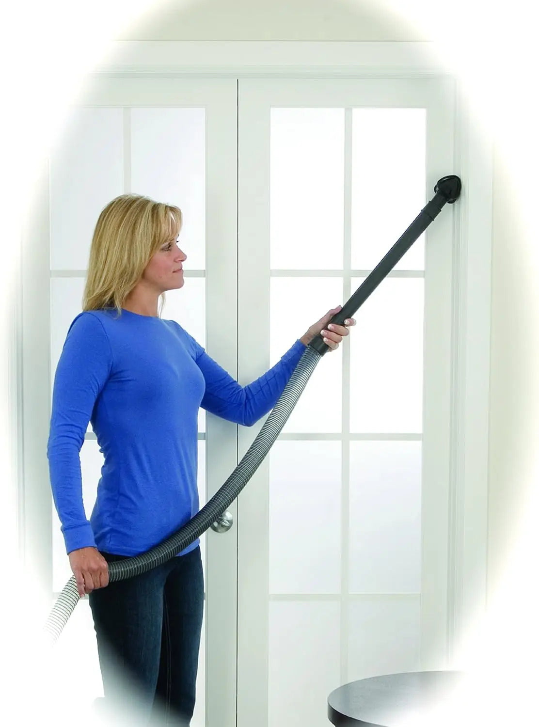 Commercial Upright Vacuum Cleaner, Lightweight 12 lbs, 13" Path, 5 Height Adjustments