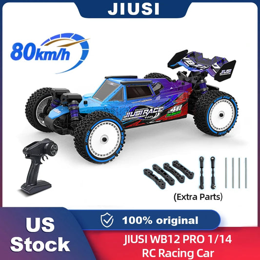 JIUSI WB12 PRO 1/12 4WD Brushless RC Car 2.4G Remote Control Racing Car 80km/h High Speed Drifting off-road Vehicle RC Toys