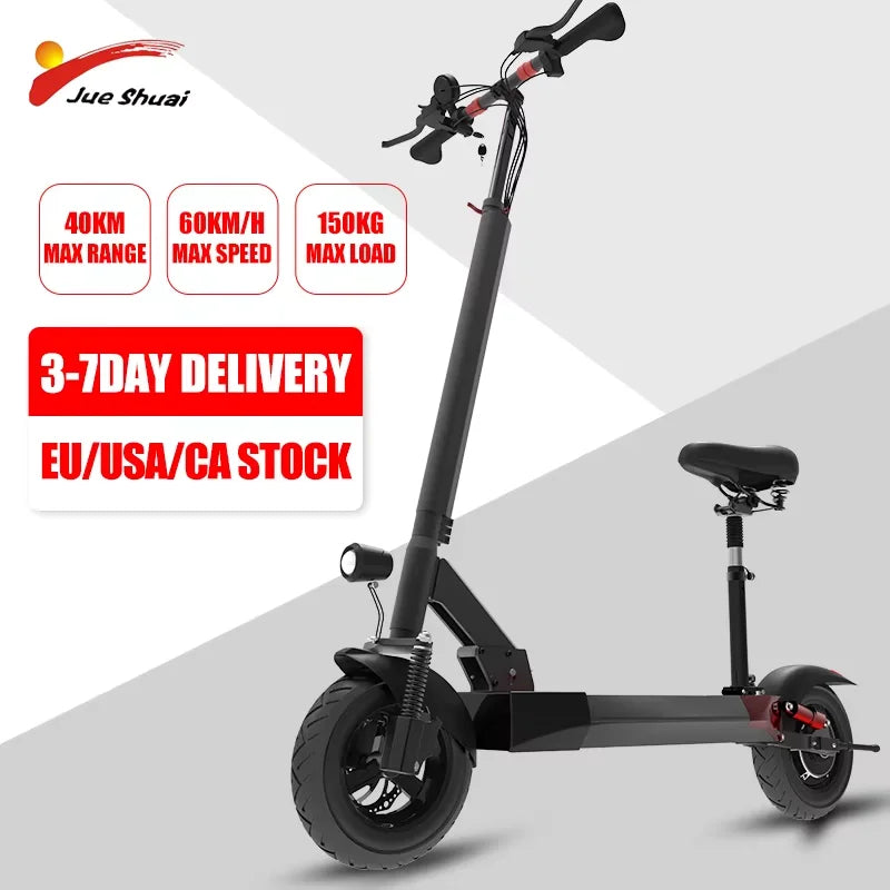 Electric Scooter for Adults Dual Brake & Dual Suspension Commuting E-Scooter Foldable E Scooter with Remote Key 330LBS MAX Load