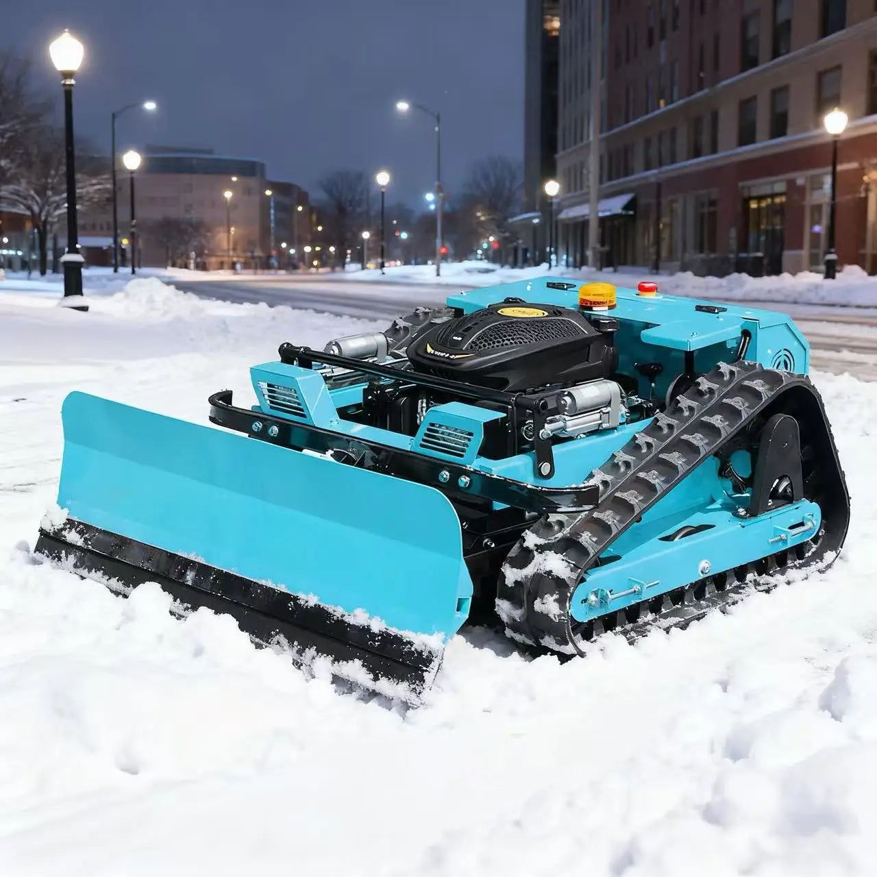 INFRONTE Remote Control Lawn Mower With Snow Plow And Weeding Zero Turn