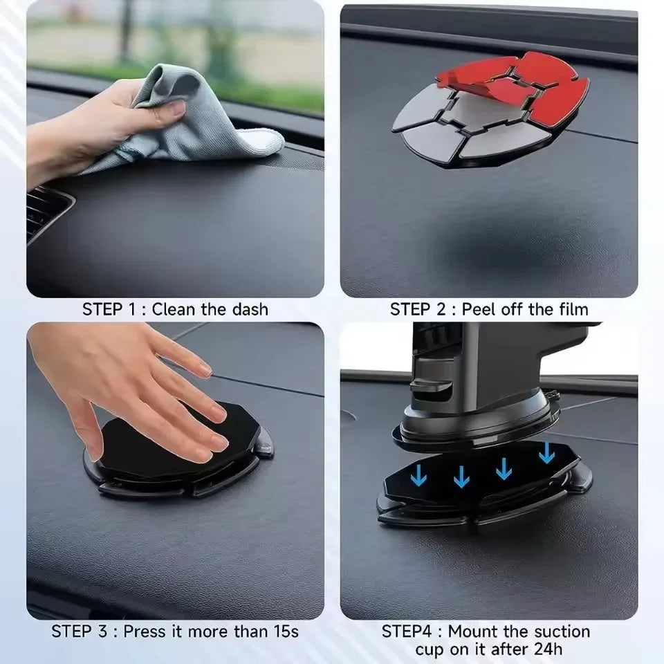 Car Dashboard Suction Cup Cellphone Mount Base Universal Suction Cup Phone Holder Pad Disk for Car Dashboard Windshield