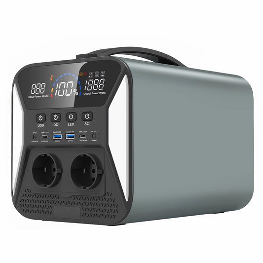 2400W 1800W 500W Portable Power Station 1024wh 345wh Lifepo4 Battery Powerful Power Bank Solar Generator Emergency Power Supply