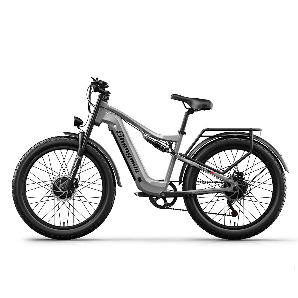 Shengmilo S600 Adult 2000W Electric Bicycle with Two Motor 48V17.5AH Battery 26 Inch Fat tire Ebike Men's Mountain Electric Bike