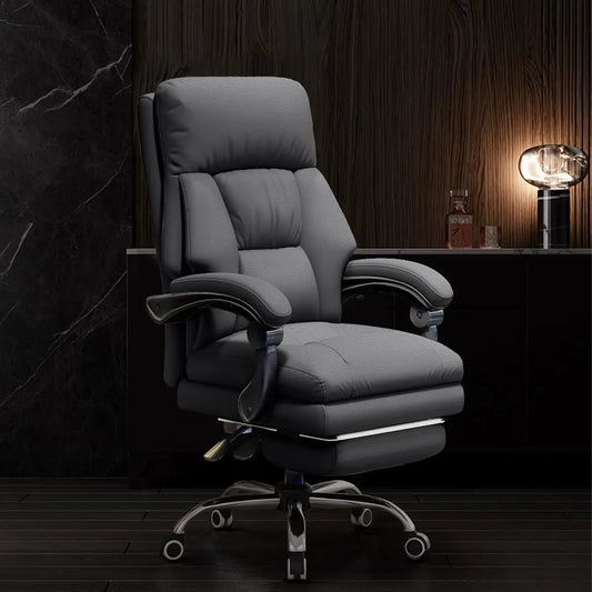 High Back Office Chair Executive Desk Chair with Foot Rest Comfortable Computer Gaming Chairs Swivel Work Chair，Customized