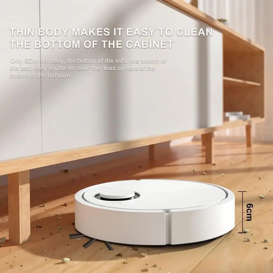 Vacuum and Mop Combo, Robotic Vacuum Cleaner,Featuring a 3in1 Comprehensive Cleaning System,UltraThin and Silent,Obstacle Avoida