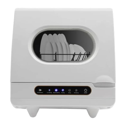 1200W Countertop Dishwasher Automatic Dish Washing Machine with 5 Washing Programs Display Portable Water-Lifting Drainage with