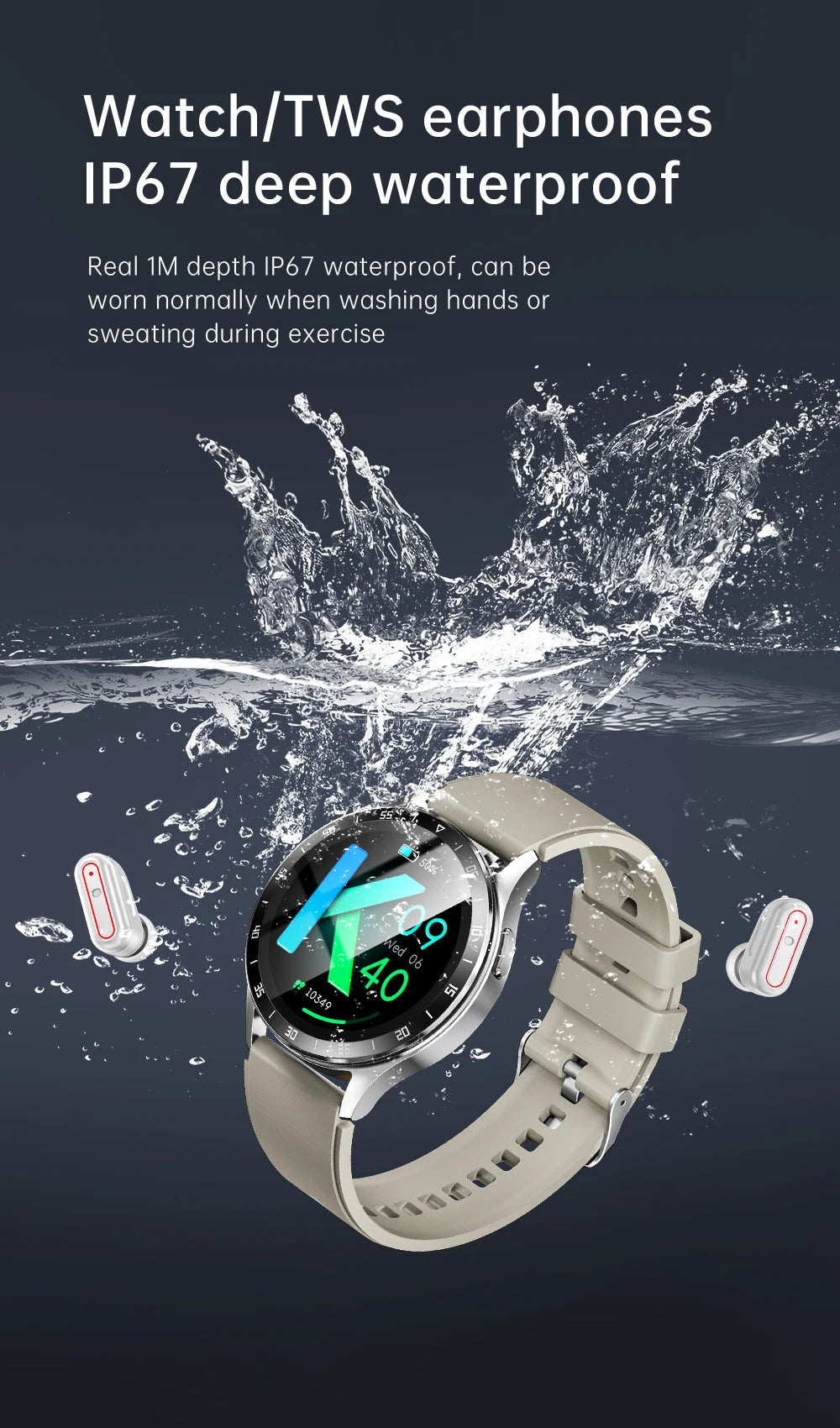 2024 New Bluetooth Call Smart Watch High end Men's Multi sport Mode NFCIP67 Waterproof Fitness Women's Smart Electronic Watch