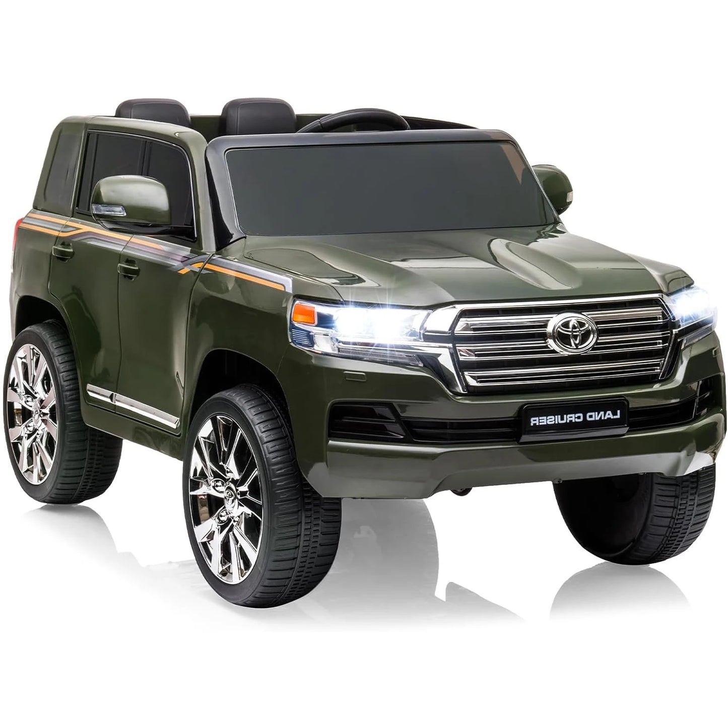 12v Ride on Car SUV,Electric Vehicle with Remote Control, Dual Motor 3-Speed Kids Car with LED Lights & Music for Boys and Girls