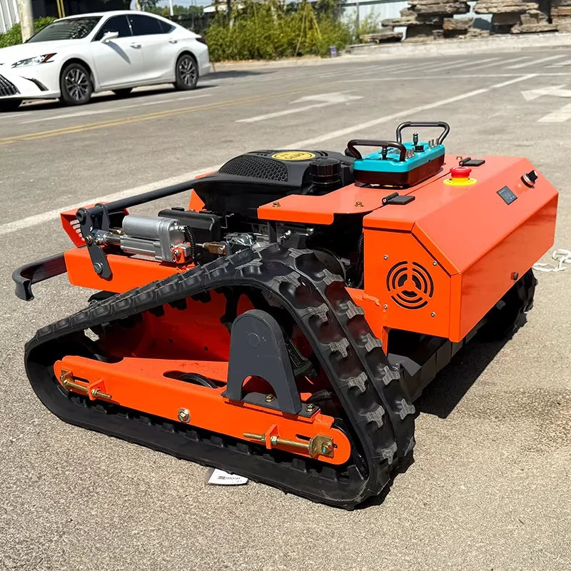 Customized High Quality All Terrain Ai Remote Lawn Mower With Engine 550mm Remote Control Agricultural Riding Lawn Tractor
