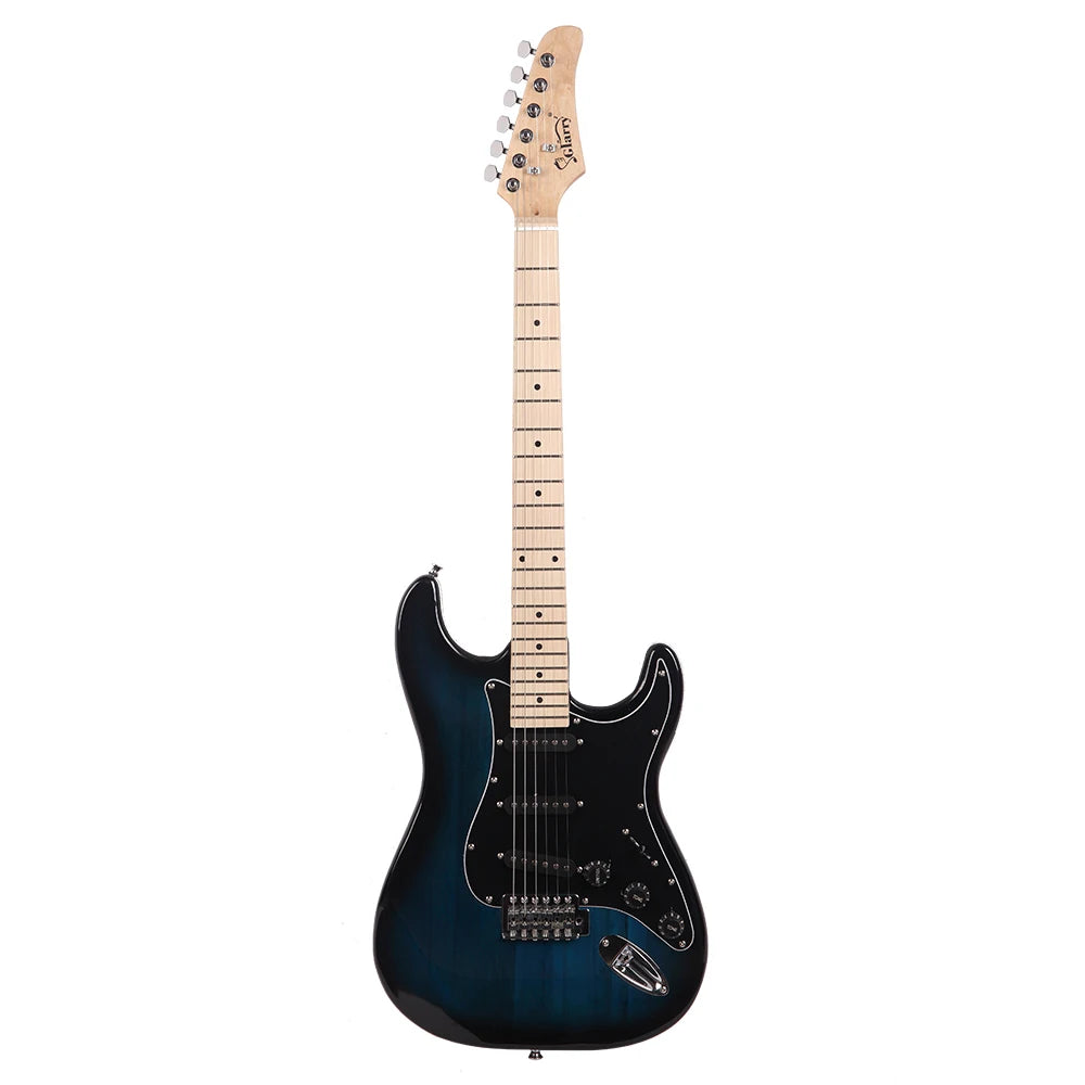 GST Stylish Electric Guitar Kit with Black Pickguard Dark Blue