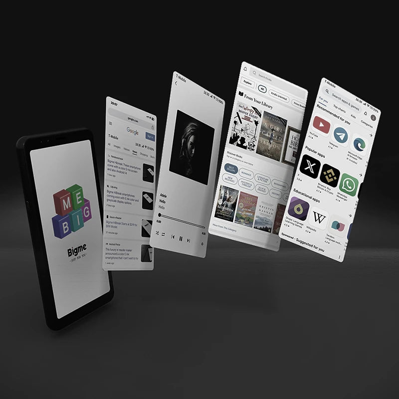 Bigme Hibreak Ebook Reader E-ink Display 5.84-inch Smartphone Electronic Book Android 11 Support Google Play Eink Phone Ereader