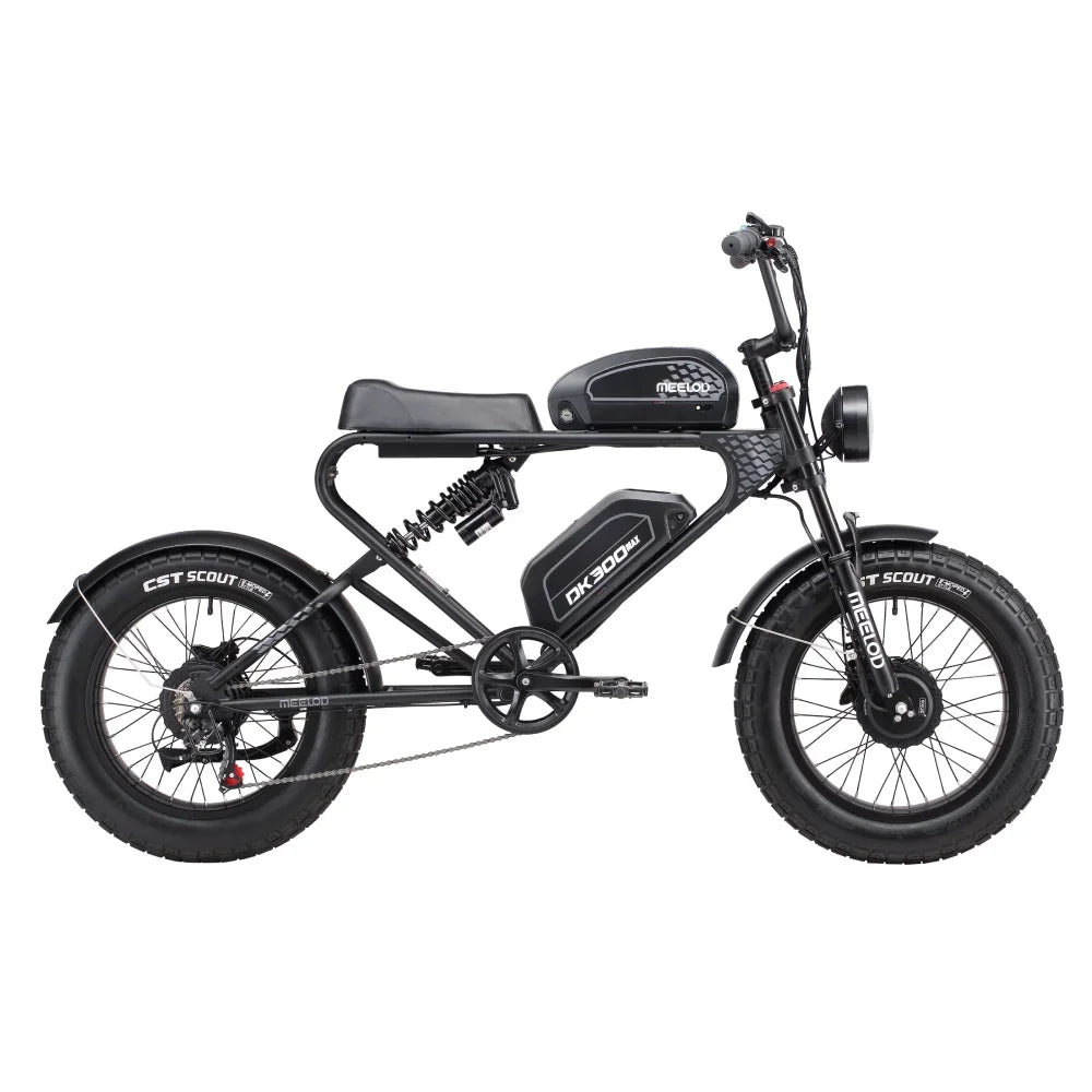 MEELOD DK300 MAX adult E-bike 1200W*2 48V 30Ah battery commute Electric Bike,20-inch Fat Tire E-Mountain bike