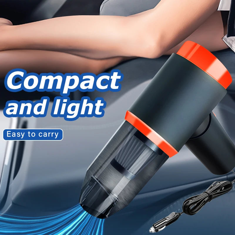 Small portable strong suction 12v wired car special vacuum cleaner, a tool for cleaning gaps and garbage in the car