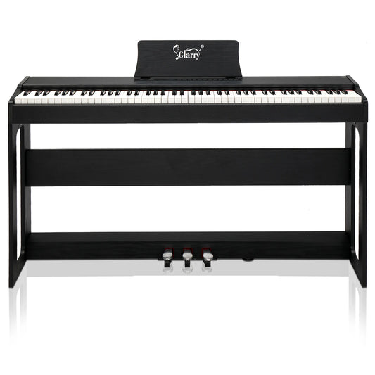 88 Keys Full Weighted Keyboards Digital Piano with Stand, Power Adapter, Triple Pedals, Headphone