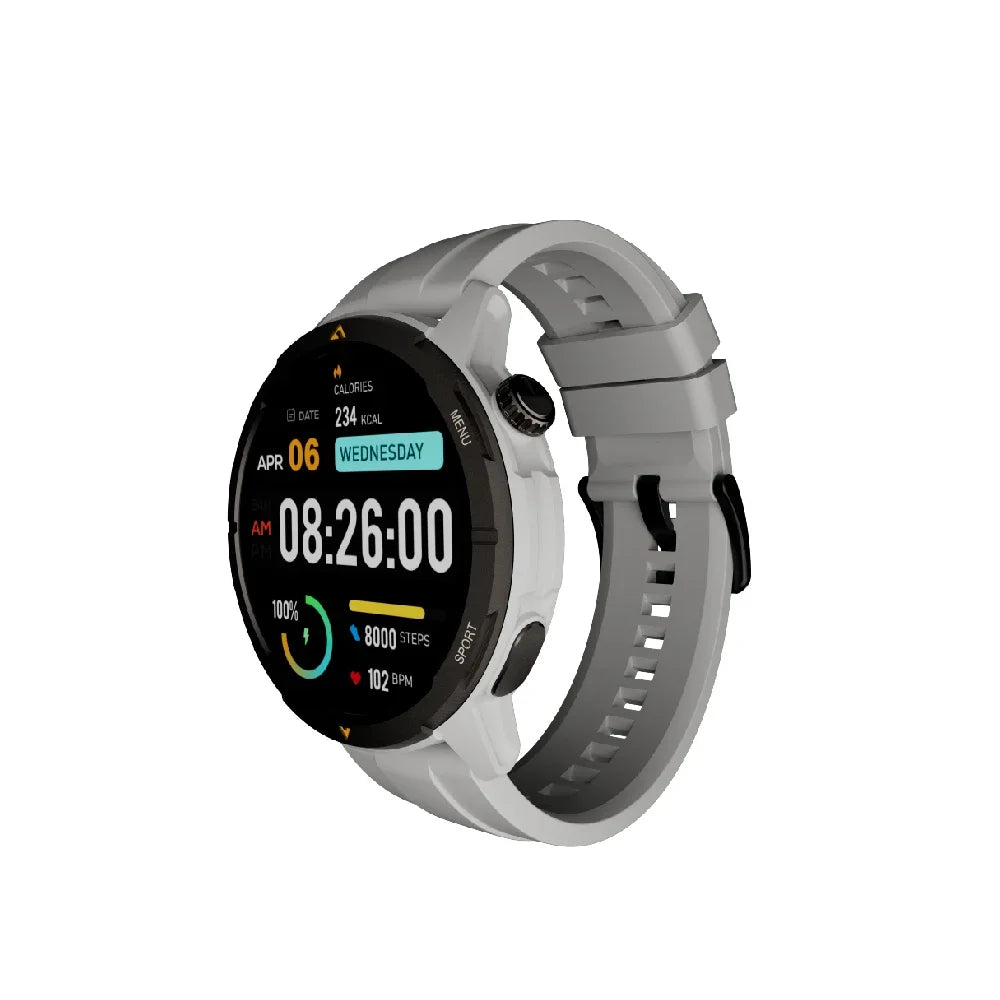 AGM Legion Smartwatch 5ATM Waterproof 1.43"AMOLED Display Heart Rate Blood Oxygen 100+ Sports Modes GPS Compass