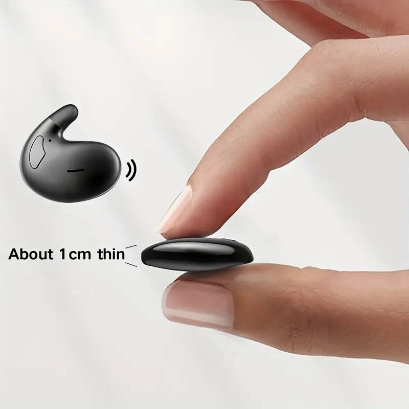 Mini Headphones Bluetooth Invisible Wireless Headset,Sleep Earphone With Mic  Sports Waterproof in-Ear Earbuds for Small Ears
