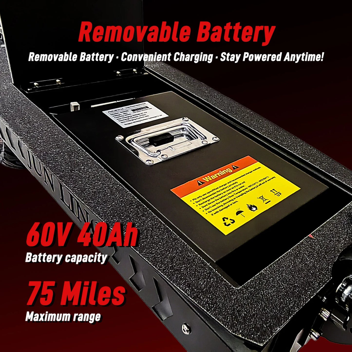 JUNLING JL86 10000W Dual Motor Off Road Electric Scooter for Adults with 55 MPH speed 75 Miles Range