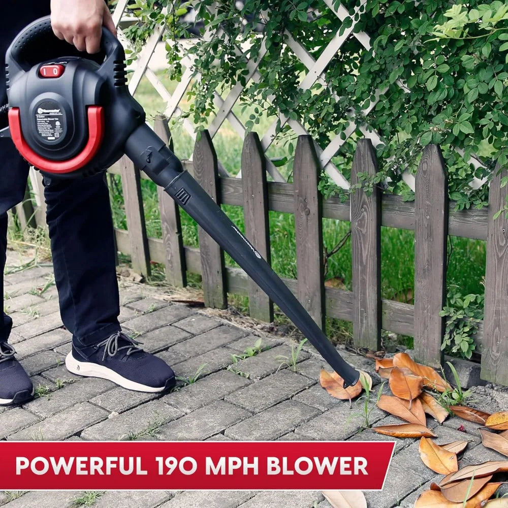 6 Gallon Wet/Dry Vacuum with Blower, 5 HP, 190 MPH Wind Speed for Easy Debris Cleanup