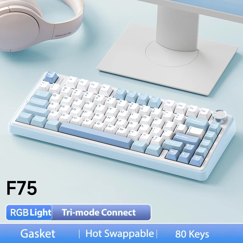 AULA F75 75 Percent Wireless Mechanical Keyboard RGB